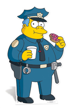 Police Chief Wiggum Cardboard Cutout Police Chief Wiggum Cardboard Cutout