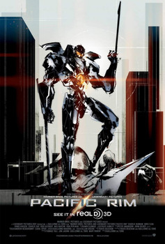 PACIFIC RIM Poster Rare Exlusive Yoji Shinkawa Artwork PACIFIC RIM Poster Rare Exlusive Yoji Shinkawa Artwork
