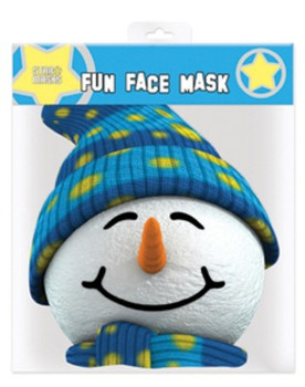 Snowman Christmas Party Face Mask Snowman Christmas Party Face Mask