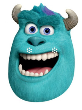 Sulley Party Face Mask (Monsters University) Sulley Party Face Mask (Monsters University)