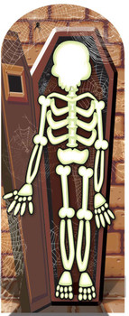 Skeleton Halloween Stand-in Cardboard Cutout Skeleton Halloween Stand-in Cardboard Cutout