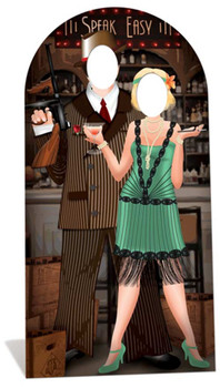 Roaring 1920s Speakeasy Cardboard Stand-in Roaring 1920s Speakeasy Cardboard Stand-in