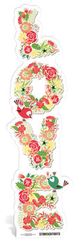 Grand Love Motif Cardboard Cutout Grand Love Motif Cardboard Cutout