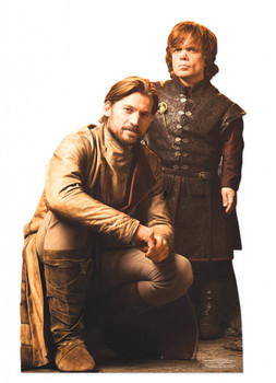 Kit Harington and Nikolaj Coster-Waldau Lifesize Cardboard Cutout Kit Harington and Nikolaj Coster-Waldau Lifesize Cardboard Cutout