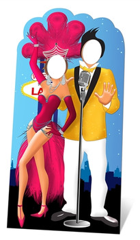 Las Vegas Couple Lifesize Cardboard Stand-in Cutout Las Vegas Couple Lifesize Cardboard Stand-in Cutout