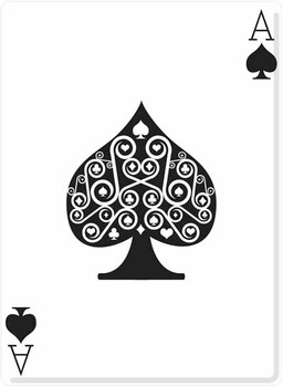 Ace of Spades (Poker Night) - Lifesize Cardboard Cutout / Standee Ace of Spades (Poker Night) - Lifesize Cardboard Cutout / Standee