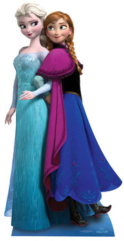 Anna and Elsa Frozen Cardboard Cutout Anna and Elsa Frozen Cardboard Cutout