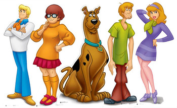 Scooby-Doo and The Mystery Team Cardboard Cutout Set Scooby-Doo and The Mystery Team Cardboard Cutout Set