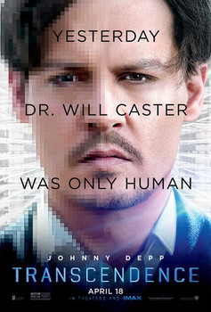 Transcendence Original Movie Poster One Sheet Transcendence Original Movie Poster One Sheet