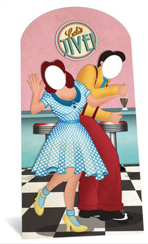 1950s Jazz Dancers Stand In Cardboard Cutout 1950s Jazz Dancers Stand In Cardboard Cutout