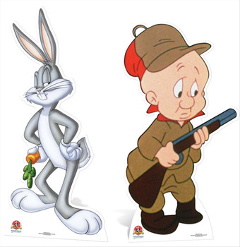 Bugs Bunny and Elmer Fudd Cardboard Cutout Pack Bugs Bunny and Elmer Fudd Cardboard Cutout Pack