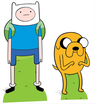 Finn and Jake from Adventure Time Cardboard Cutout Double Pack Finn and Jake from Adventure Time Cardboard Cutout Double Pack