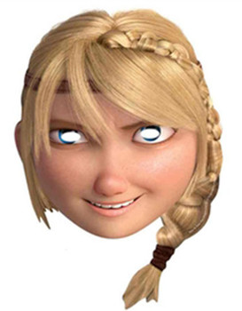 Astrid How To Train Your Dragon 2 Party Face Mask Astrid How To Train Your Dragon 2 Party Face Mask