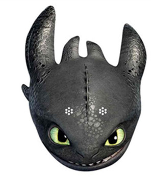 Toothless How To Train Your Dragon 2 Party Face Mask Toothless How To Train Your Dragon 2 Party Face Mask