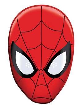 Spider-Man Party Face Mask (Single) Spider-Man Party Face Mask (Single)