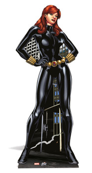 Black Widow Lifesize Cardboard Cutout Black Widow Lifesize Cardboard Cutout