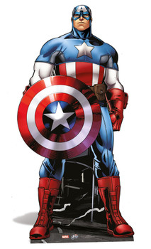 Captain America Lifesize Cardboard Cutout Captain America Lifesize Cardboard Cutout