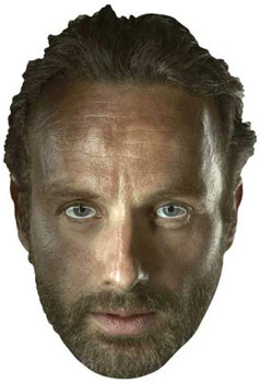 Rick Grimes The Walking Dead Party Face Mask Rick Grimes The Walking Dead Party Face Mask
