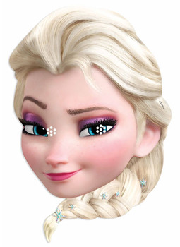 Elsa from Frozen Party Face Mask Elsa from Frozen Party Face Mask