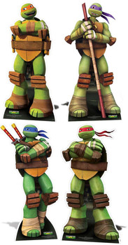 Teenage Mutant Ninja Turtles Lifesize Cardboard Cutout Set Teenage Mutant Ninja Turtles Lifesize Cardboard Cutout Set