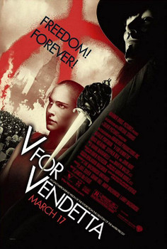 V For Vendetta Poster V For Vendetta Poster