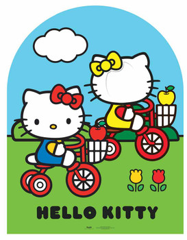 Hello Kitty and Mimmy Cardboard Stand-in Cutout Hello Kitty and Mimmy Cardboard Stand-in Cutout