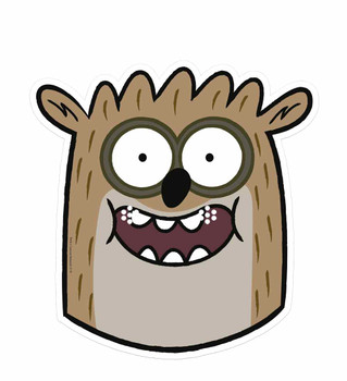 Rigby Regular Show Card Face Mask Single Rigby Regular Show Card Face Mask Single