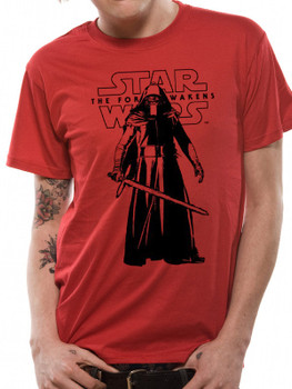 Star Wars: The Force Awakens Kylo Ren Standing Pose Official Unisex T-Shirt Star Wars: The Force Awakens Kylo Ren Standing Pose Official Unisex T-Shirt