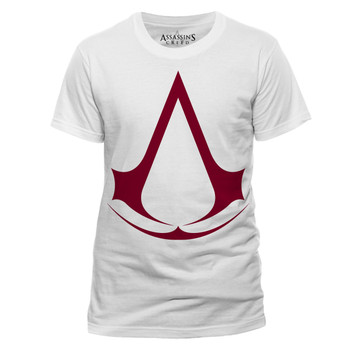 Assassin's Creed Logo Official White Unisex T-Shirt Assassin's Creed Logo Official White Unisex T-Shirt