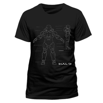 Halo 5 Master Chief Anatomy Official Unisex T-Shirt Halo 5 Master Chief Anatomy Official Unisex T-Shirt