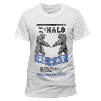 Halo 5 Master Chief Vs Jameson Locke Poster Official Unisex T-Shirt Halo 5 Master Chief Vs Jameson Locke Poster Official Unisex T-Shirt