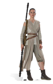 Rey Star Wars: The Force Awakens Lifesize Cardboard Cutout Rey Star Wars: The Force Awakens Lifesize Cardboard Cutout