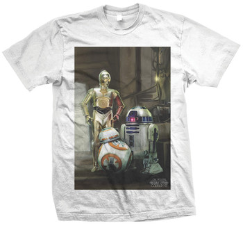 The Three Droids Official Star Wars Unisex T-Shirt The Three Droids Official Star Wars Unisex T-Shirt