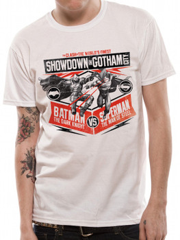 Batman v Superman Showdown in Gotham City Dawn of Justice Official T-Shirt Batman v Superman Showdown in Gotham City Dawn of Justice Official T-Shirt