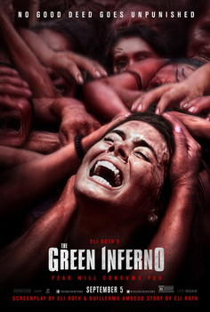 The Green Inferno Rare Withdrawn Original Movie Poster The Green Inferno Rare Withdrawn Original Movie Poster