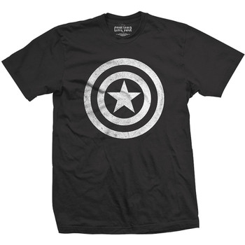 Captain America: Civil War Distressed Shield Unisex T-Shirt Captain America: Civil War Distressed Shield Unisex T-Shirt