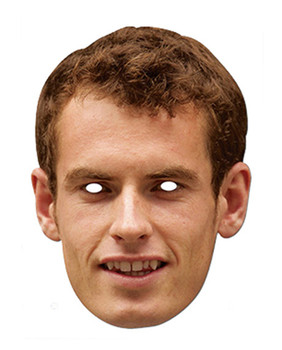Andy Murray Celebrity Card Party Face Mask Andy Murray Celebrity Card Party Face Mask