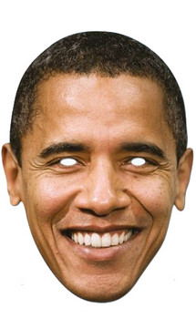 Barack Obama US President Card Party Face Mask Barack Obama US President Card Party Face Mask