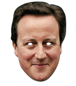 David Cameron Prime Minister Card Party Face Mask David Cameron Prime Minister Card Party Face Mask