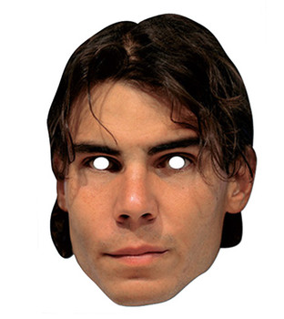 Rafael Nadal Celebrity Card Party Face Mask Rafael Nadal Celebrity Card Party Face Mask