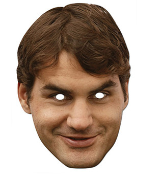 Roger Federer Celebrity Card Party Face Mask Roger Federer Celebrity Card Party Face Mask