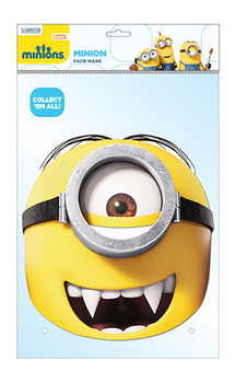 Minion Gone Batty Official Minions Card Party Face Mask Minion Gone Batty Official Minions Card Party Face Mask