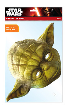 Yoda Official Star Wars Card Party Face Mask Yoda Official Star Wars Card Party Face Mask