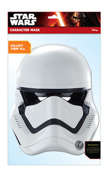 First Order Stormtrooper Official Star Wars The Force Awakens Card Party Face Mask First Order Stormtrooper Official Star Wars The Force Awakens Card Party Face Mask