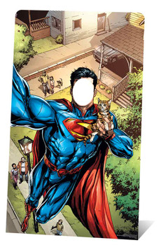 Superman Selfie Stand In Lifesize Cardboard Cutout Superman Selfie Stand In Lifesize Cardboard Cutout