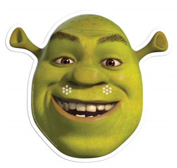 Shrek Single Card Mask Shrek Single Card Mask