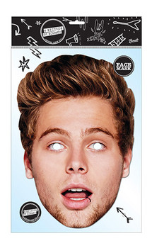 Luke Hemmings 5 Seconds of Summer Card Party Face Mask Luke Hemmings 5 Seconds of Summer Card Party Face Mask