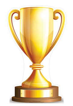 Small Champions Trophy Cardboard Cutout Small Champions Trophy Cardboard Cutout