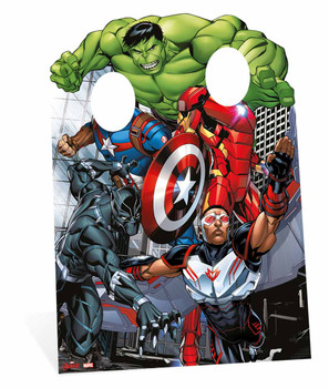 The Avengers Captain America and Iron Man Child Size Cardboard Cutout Stand-in The Avengers Captain America and Iron Man Child Size Cardboard Cutout Stand-in