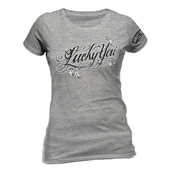 Suicide Squad Lucky You Fitted Ladies T-Shirt Suicide Squad Lucky You Fitted Ladies T-Shirt
